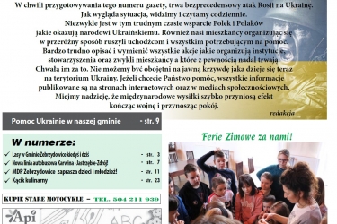 Wiadomości znad Piotrówki 2/273/2022