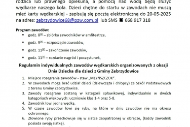 Zawody Wędkarskie z okazji DNIA DZIECKA