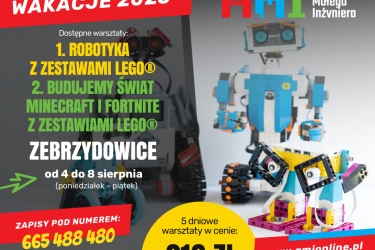 Wakacyjne warsztaty z zestawami LEGO w Zebrzydowicach
