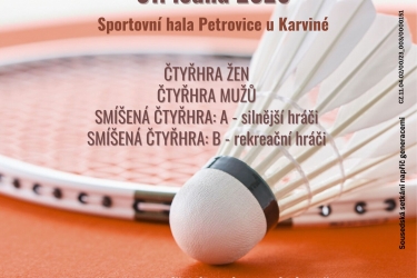 Turniej Badmintona „O PUCHAR WÓJTA“ „O POHÁR STAROSTY OBCE“ - regulamin i karta zgłoszenia