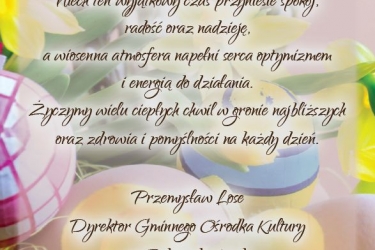 Wesołych Świąt Wielkanocnych!