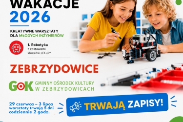 Wakacje 2026 z Akademią Małego Inżyniera w Zebrzydowicach! 